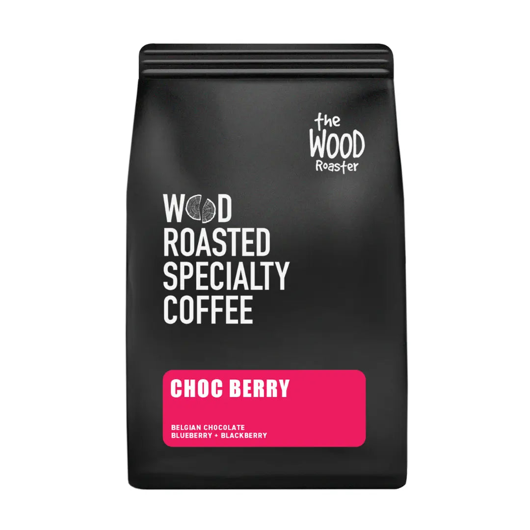 
                  
                    Choc Berry Wood Roasted Specialty Coffee
                  
                