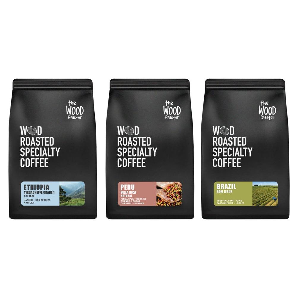 
                  
                    Best Sellers: Single Origin Coffee Taster Pack - The Wood Roaster
                  
                